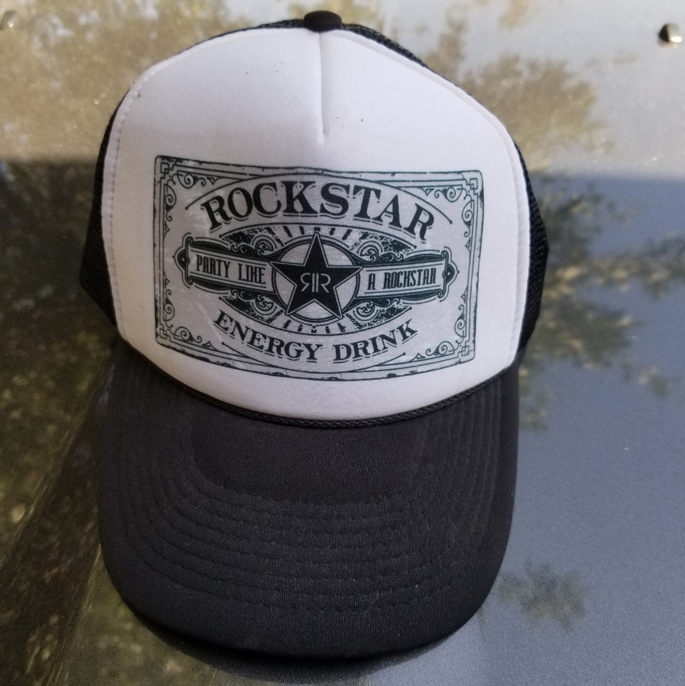 Rockstar trucker hat